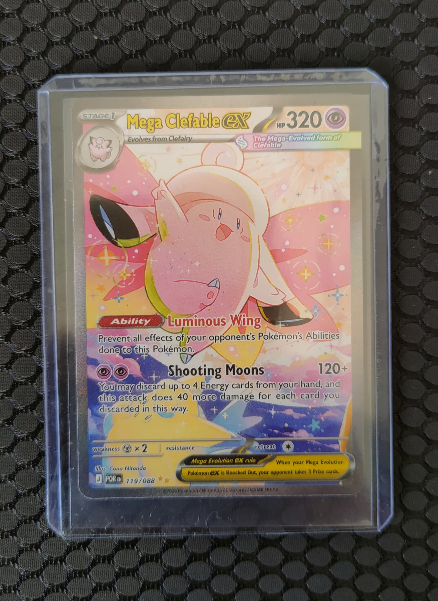 Mega Clefable ex (POR 119)
