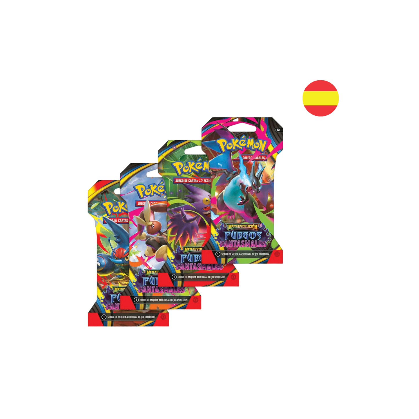 Pokémon - Sobre Emblistado Fuegos Fantasmales