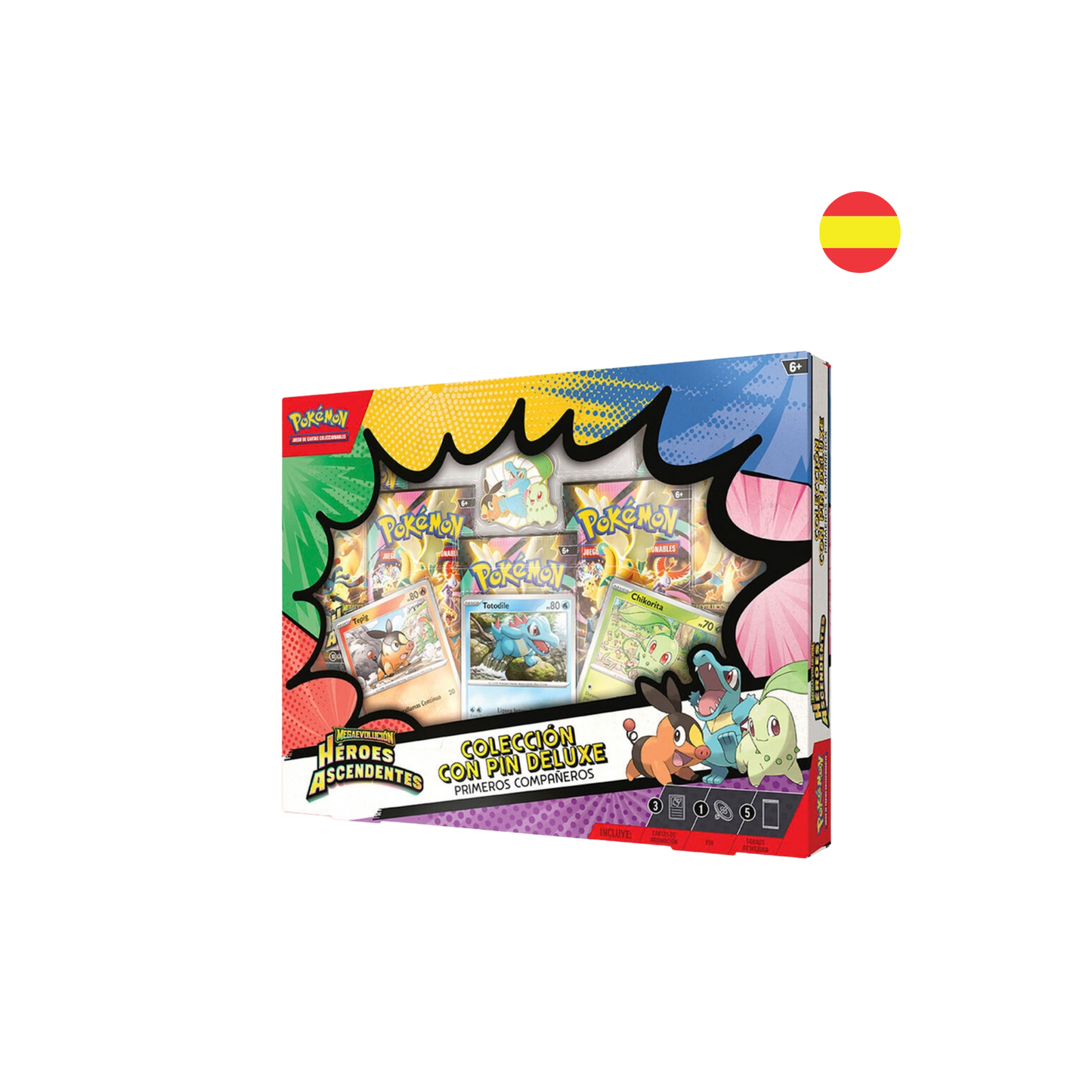 Pokémon - Colección con Pin Deluxe Héroes Ascendentes
