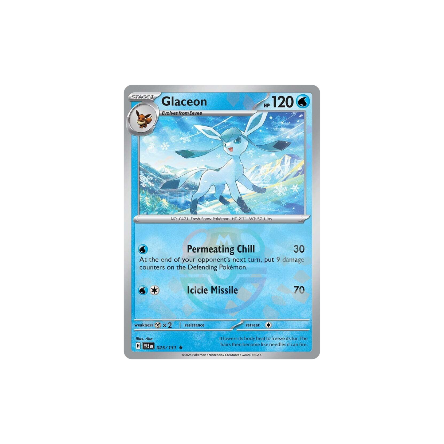 Glaceon (xPRE 025) MASTERBALL