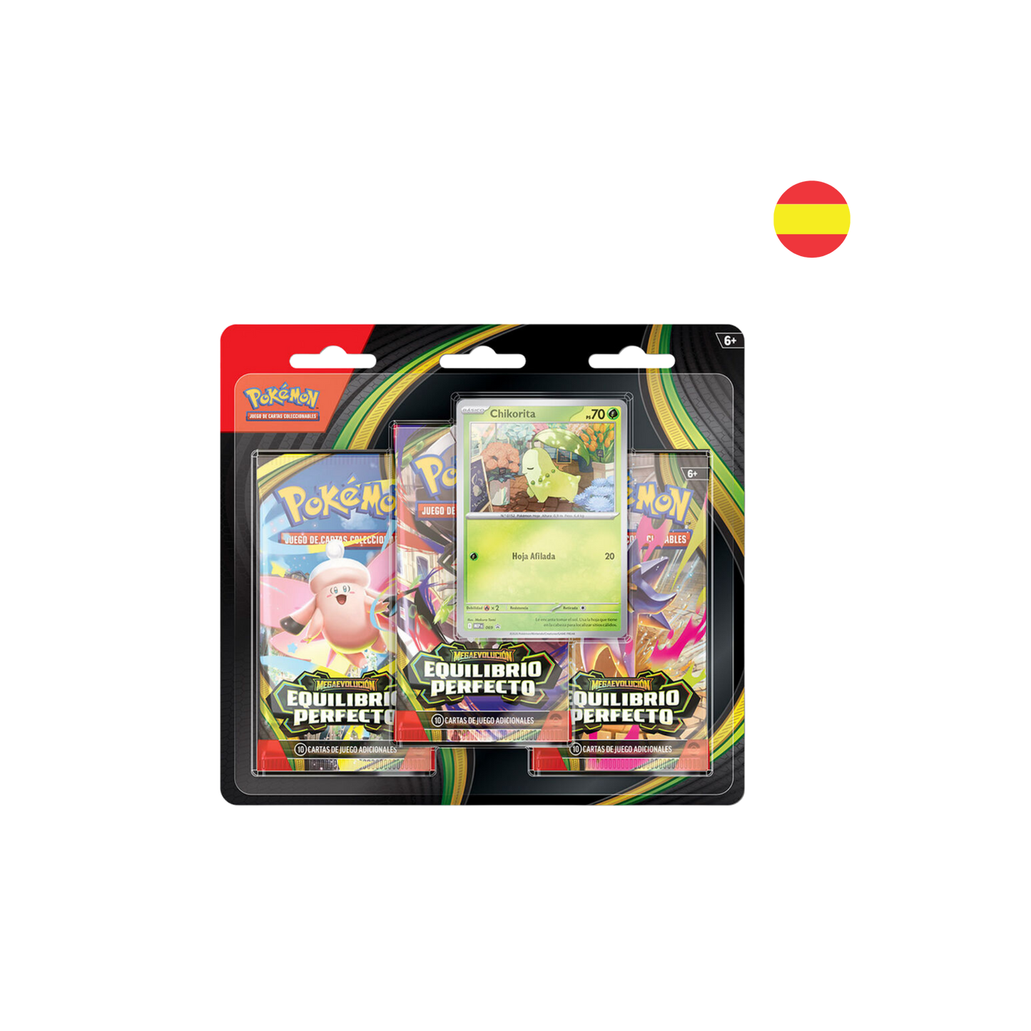 Pokémon - Blíster de tres sobres Equilibrio Perfecto
