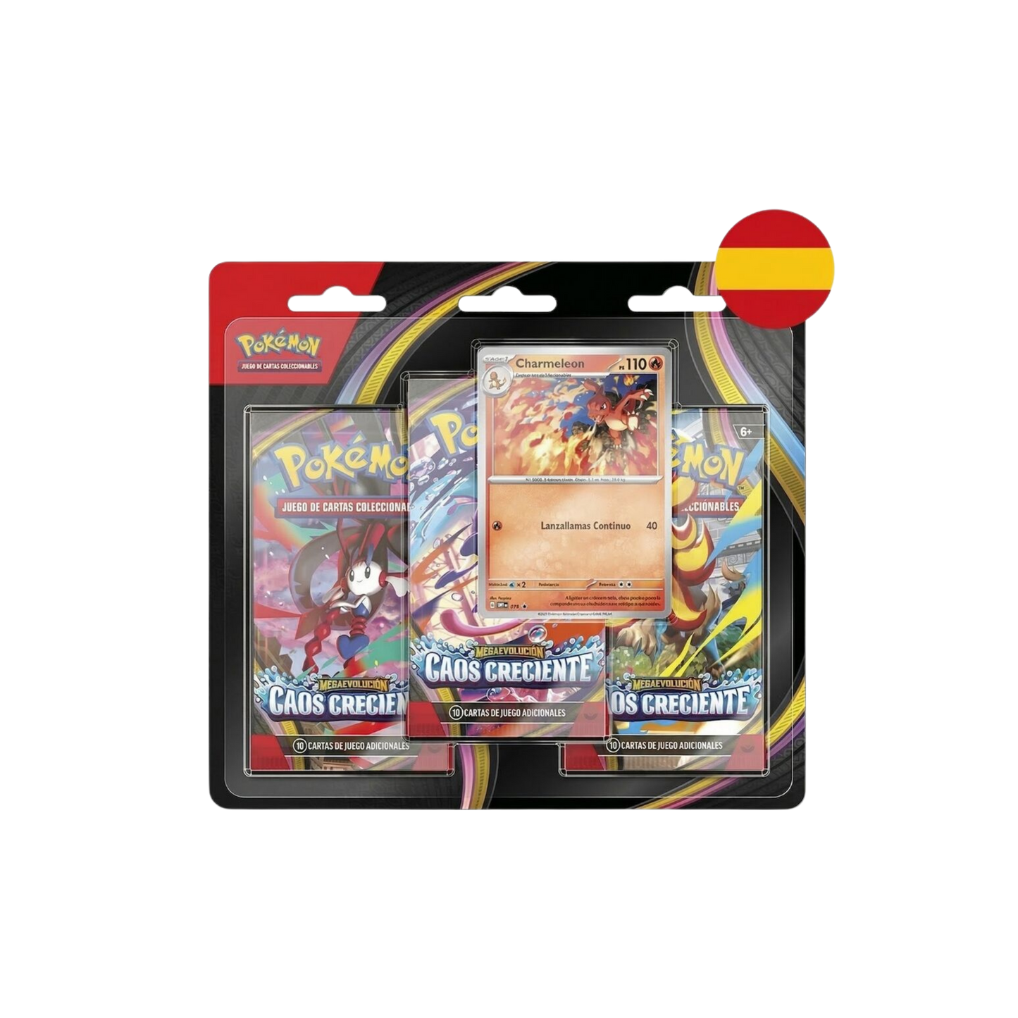Pokémon - Blister de 3 Sobres Caos Creciente (RESERVA)