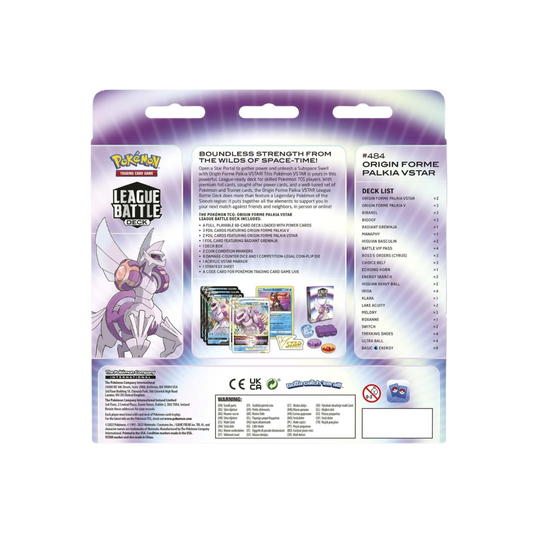 Pokémon - Palkia Vstar League Battle Deck Pokémon (INGLÉS)