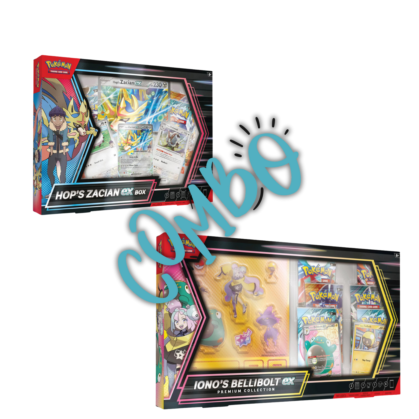 POKÉMON - PACK ESPECIAL VERANO (Coleccion Zacian+Iono´s Bellibolt)