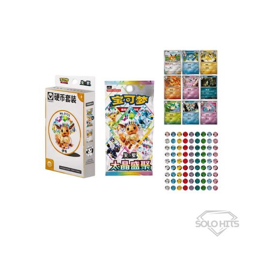 Pokemon - Terastal Gathering Eevee Coin Set (RESERVA)