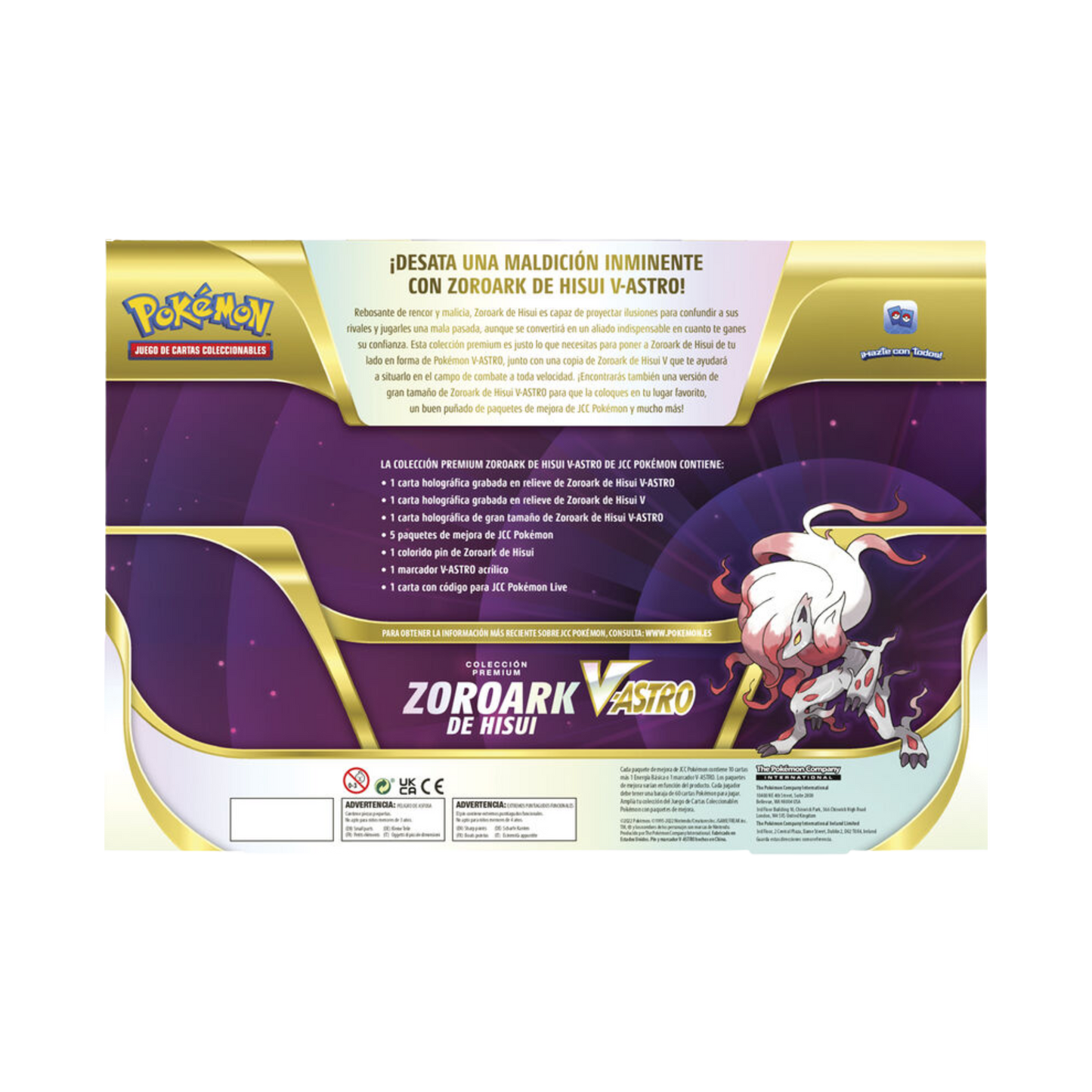 Pokémon - Zoroark de Hisui V-ASTRO Premium