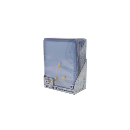 Ultra Pro - Toploader Pikachu + Fundas Económicas (25)