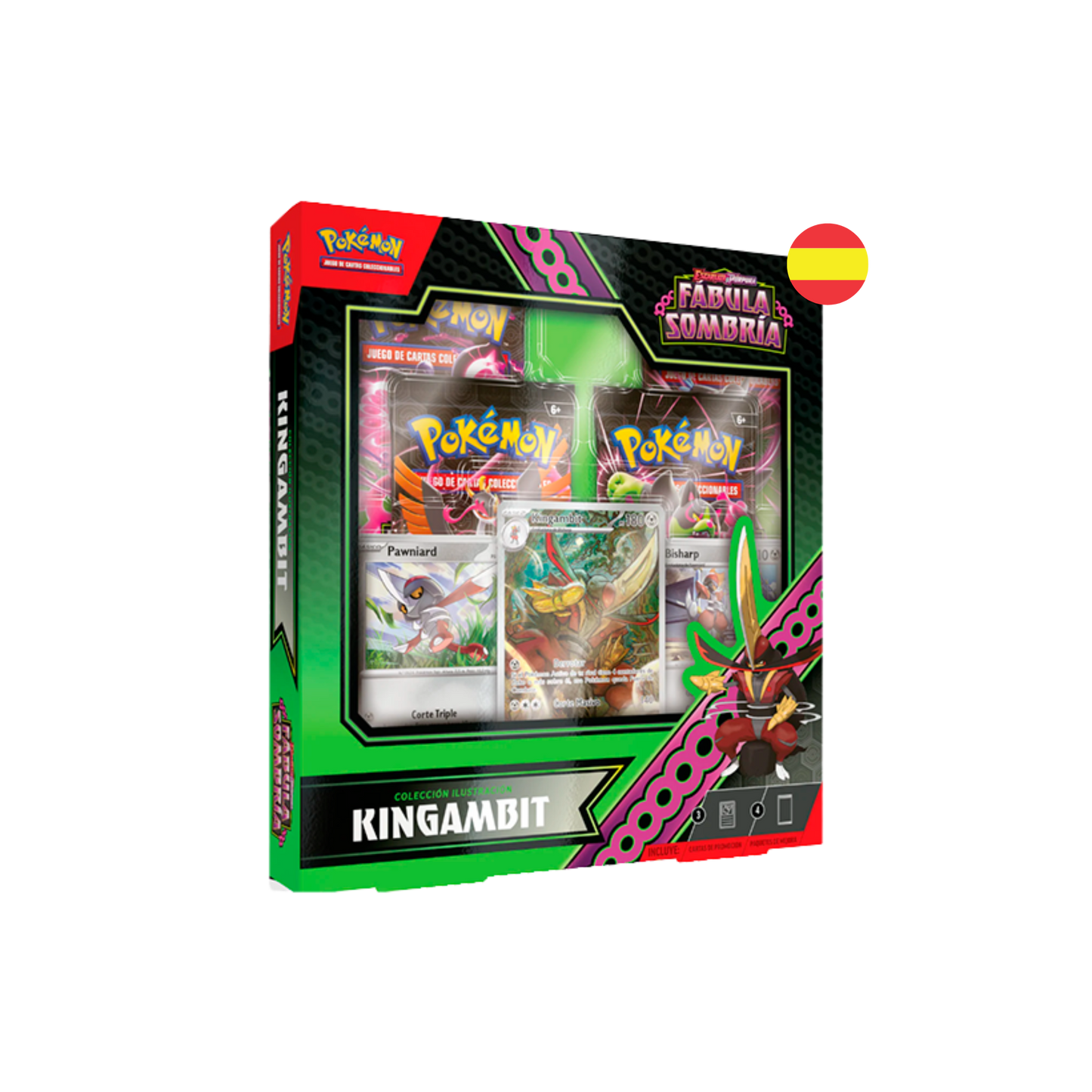 Pokémon - Fábula Sombría Colección Ilustración Kingambit